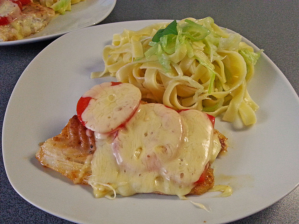 Dorschfilet mit Lauch-Tagliatelle von garten-gerd | Chefkoch.de