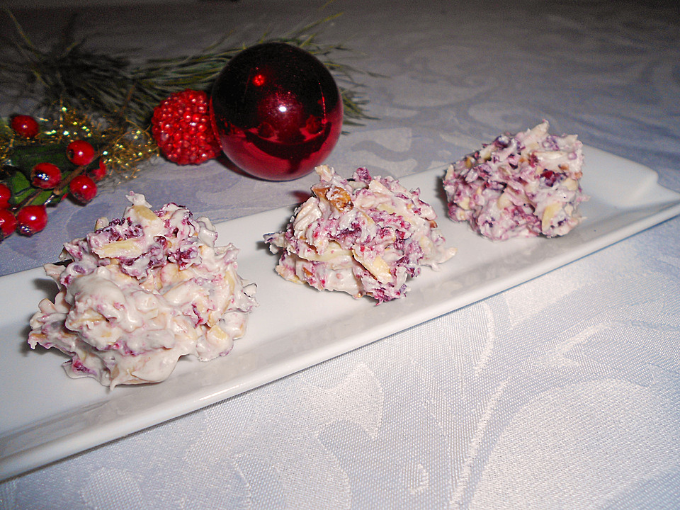Weiße Mandelsplitter mit Cranberries von ManuGro | Chefkoch.de