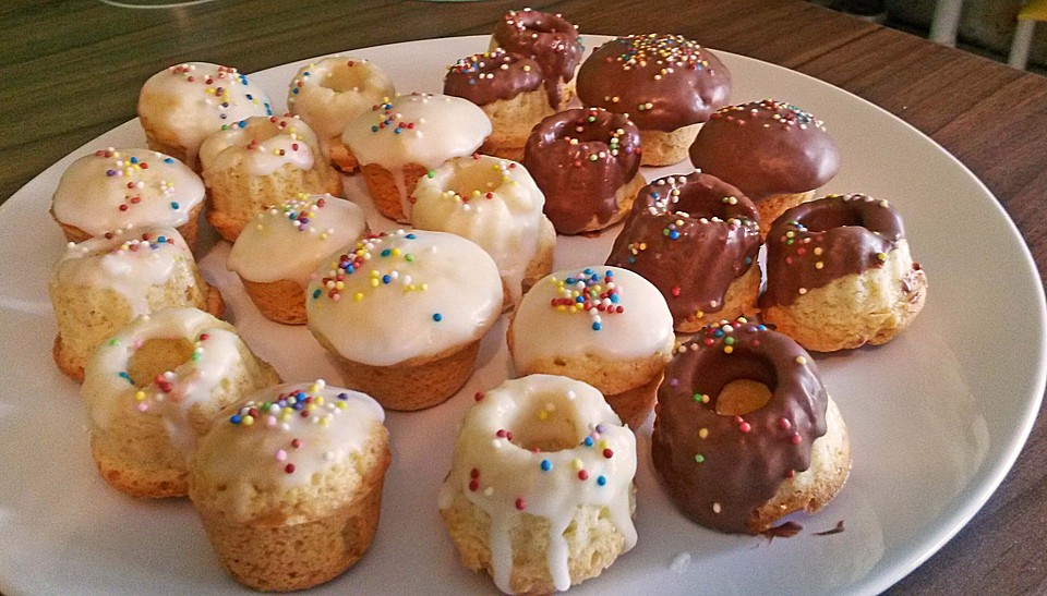Bunte Mini - Muffins von claasenhuber | Chefkoch.de