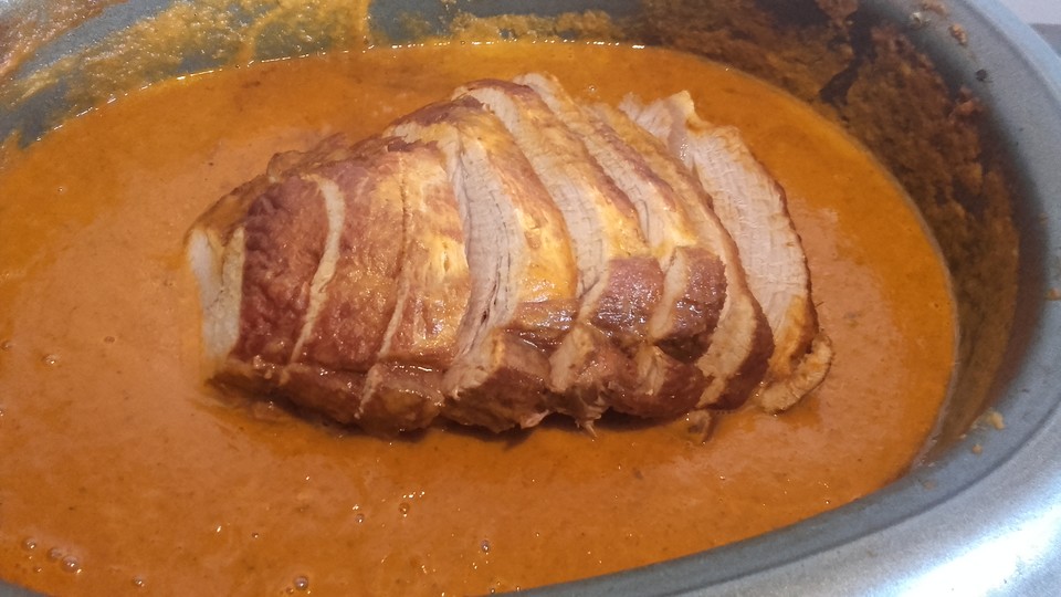 Klassischer Schweinebraten aus dem Kochtopf von mariahilf | Chefkoch.de