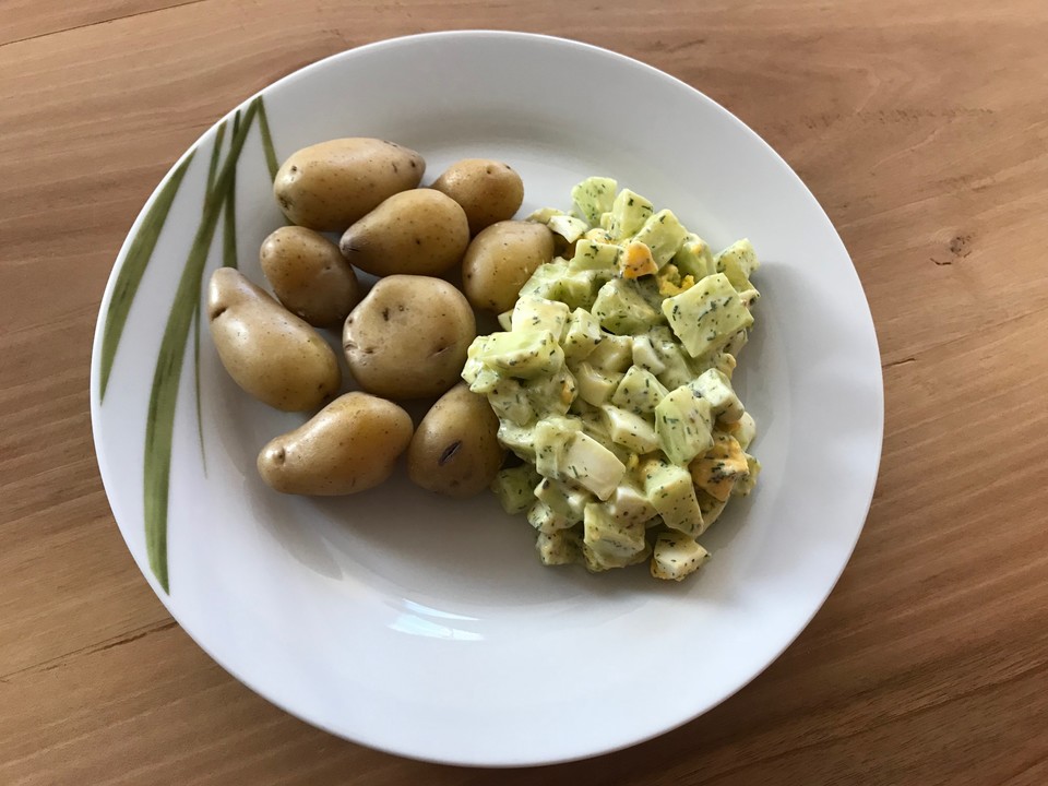 Kartoffeln mit Gurkensauce und Ei von falfala | Chefkoch.de