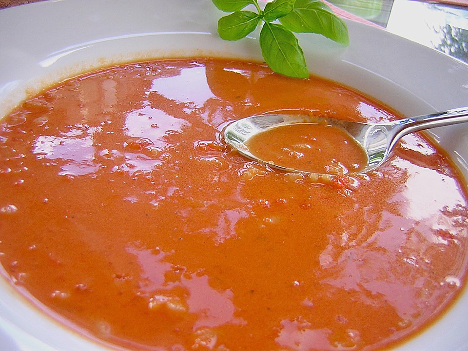 Tomatensuppe mit Reis von holgi007 | Chefkoch.de