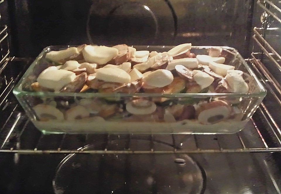 Champignon - Zucchini - Auflauf mit Hähnchenbrust von beaniebaby ...