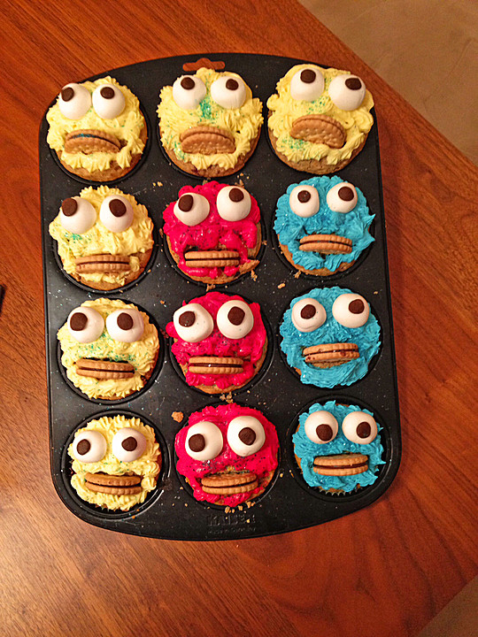 Blaue Monster Muffins von kathybvb Chefkoch.de