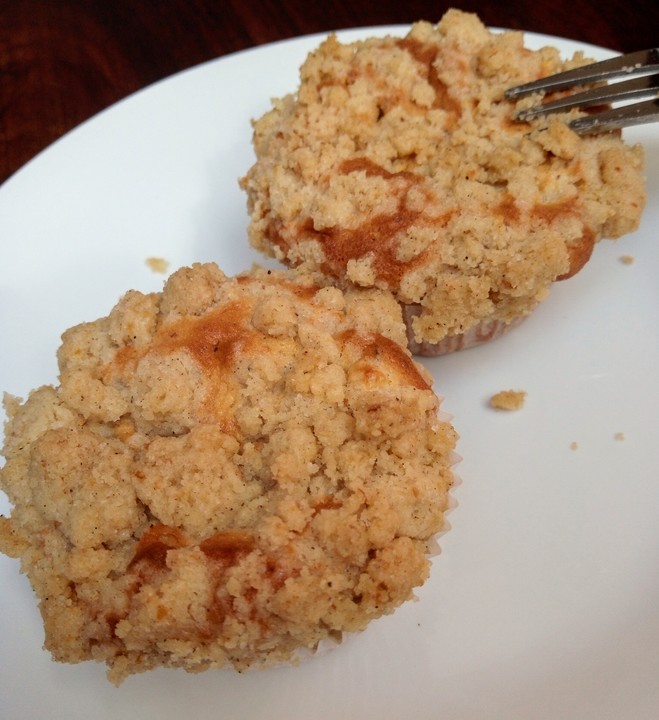 Marzipan - Apfel - Muffins mit Zimtstreuseln von mira-belle | Chefkoch.de