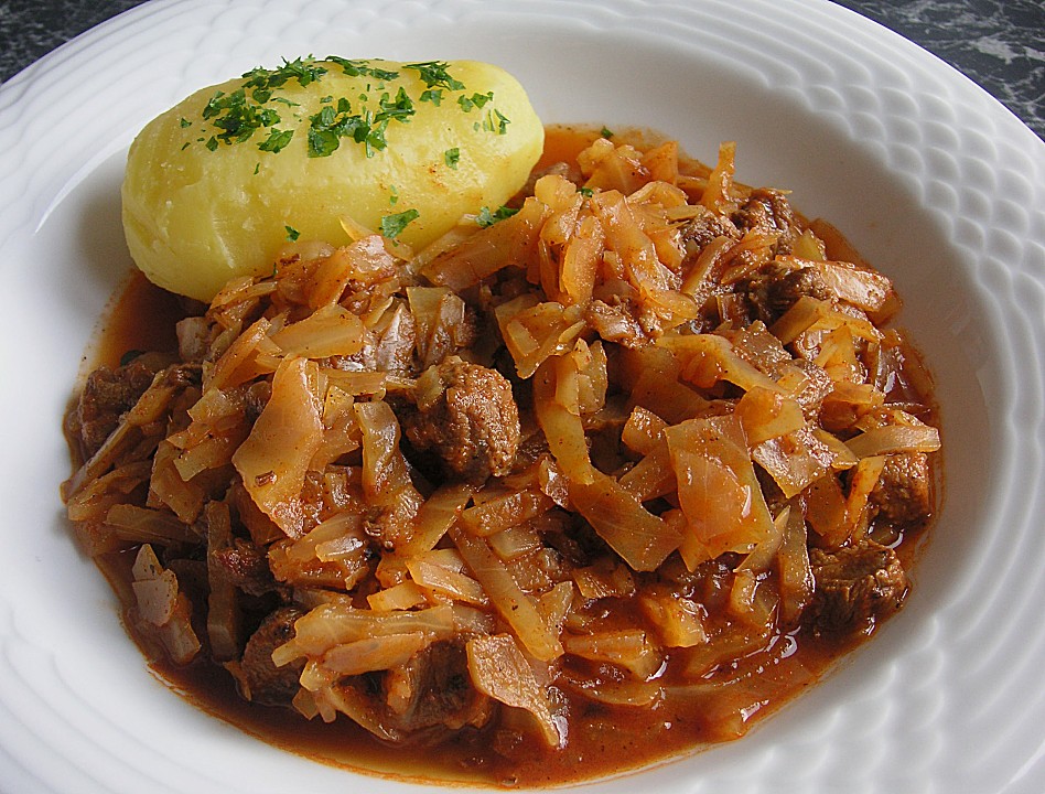 Einfacher Weißkohleintopf Von Heckenrudi
