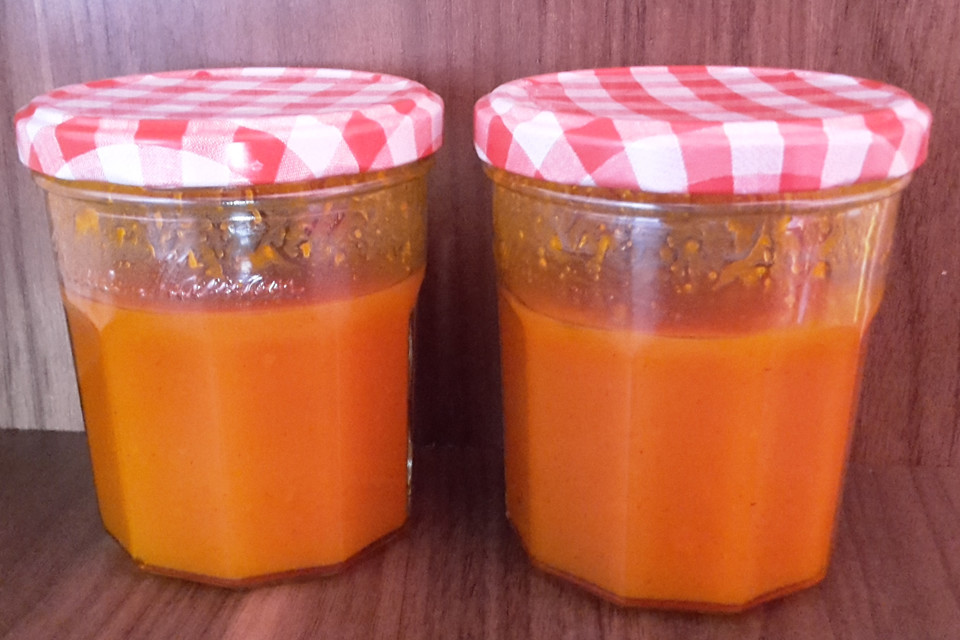 Kürbis - Orangen - Marmelade von knoedelmaus | Chefkoch.de