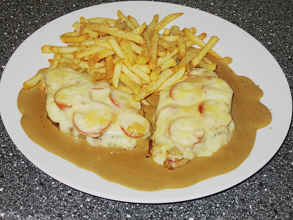 Schweinerückensteak überbacken an Senfsauce von Teddy01969 | Chefkoch.de