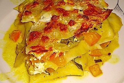 Vegetarische Kürbis-Mangold-Lasagne 6