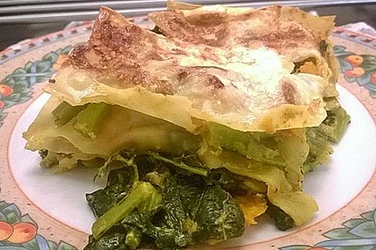 Vegetarische Kürbis-Mangold-Lasagne 9