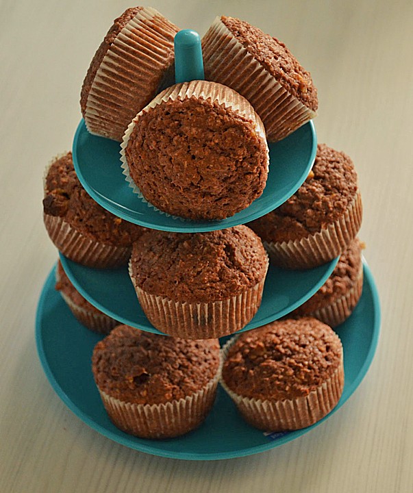 Vollkornmuffins mit Kokos und Schokolade ohne Ei von chrizzle3 ...