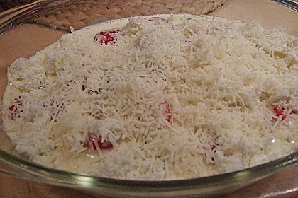 Mozzarella - Hähnchen in Basilikum - Sahnesauce 299