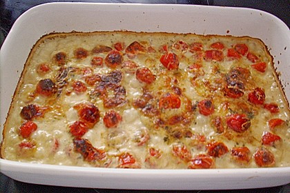 Mozzarella - Hähnchen in Basilikum - Sahnesauce 295