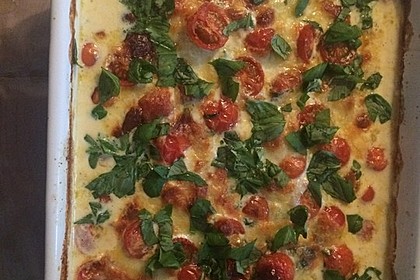 Mozzarella - Hähnchen in Basilikum - Sahnesauce 217