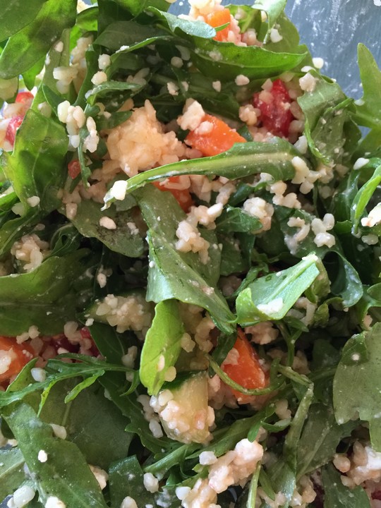 Bulgursalat mit Rucola und Schafskäse von plumbum | Chefkoch.de
