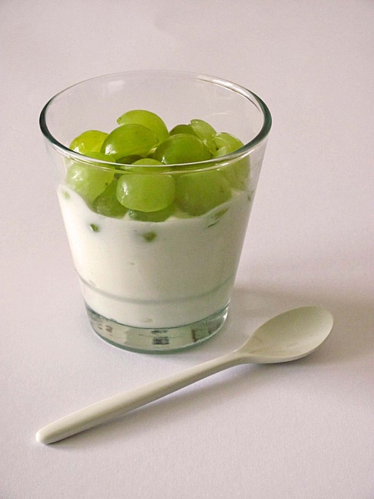 Quark - Joghurt - Trauben Dessert von alexandradugas | Chefkoch.de