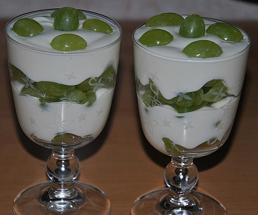 Quark - Joghurt - Trauben Dessert von alexandradugas | Chefkoch.de