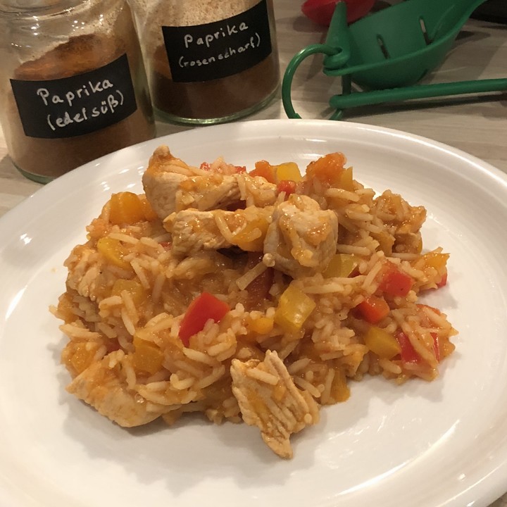 Paprika - Reispfanne mit Pute von Laudia | Chefkoch.de