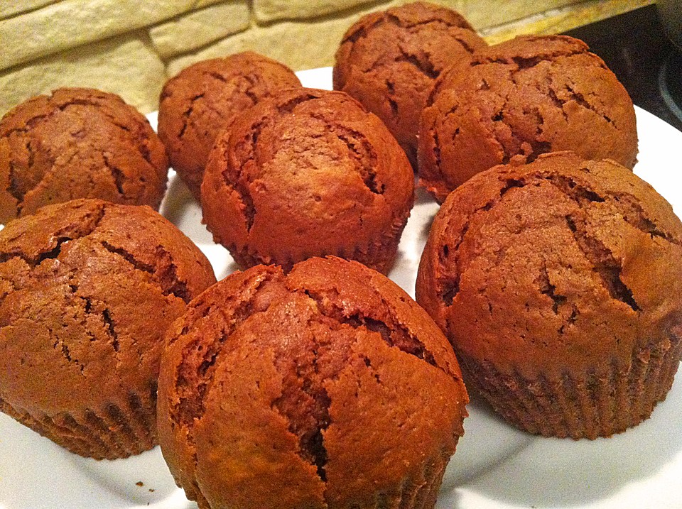 Erdnuss - Schokoladen - Muffins von AndiPlatte | Chefkoch.de
