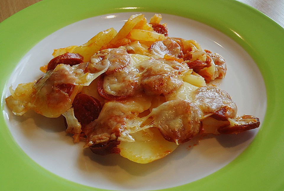 Chorizo - Kartoffeln mit Raclettekäse von nat17 | Chefkoch.de