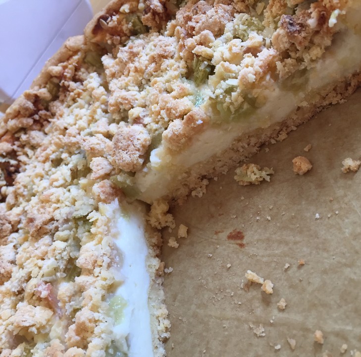 Rhabarber - Käsekuchen mit Streusel von floridalady87 | Chefkoch.de