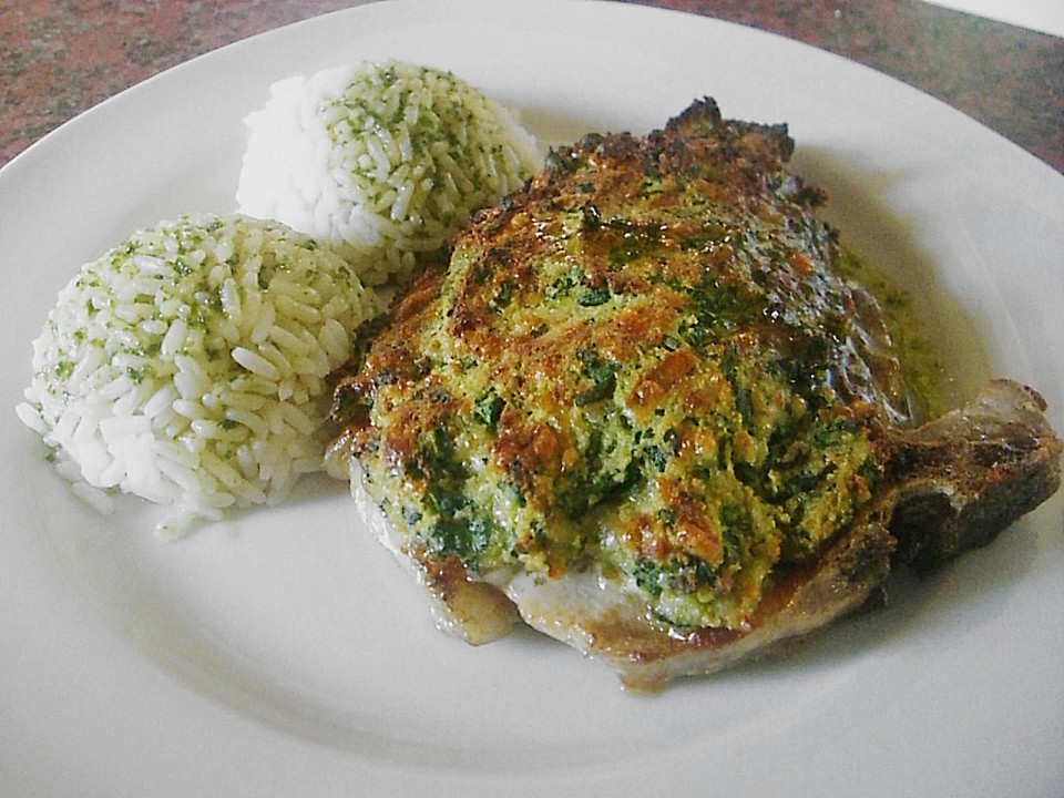 Schweinekotelett mit Bärlauchkruste von kabsi | Chefkoch.de