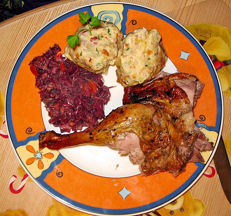 Ente mit Rotkohl gefüllt von fleischverwender | Chefkoch.de