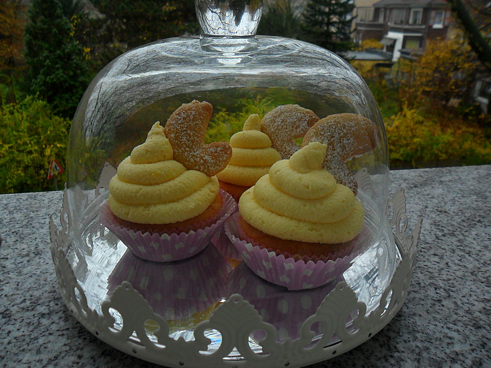 Vanillekipferl - Cupcakes von dashonigkuchenpferd | Chefkoch.de