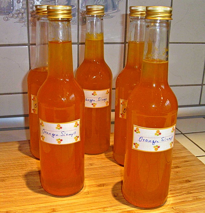 Orangensirup von bärenmama | Chefkoch.de