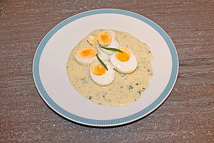 Eier in Estragonsauce 6
