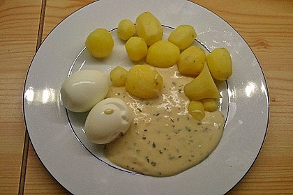Eier in Estragonsauce 11