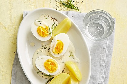 Eier in Estragonsauce 1