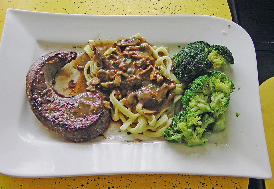 Kalbsleber mit Steinpilzsoße und Spätzle von LuzieLiesel | Chefkoch.de