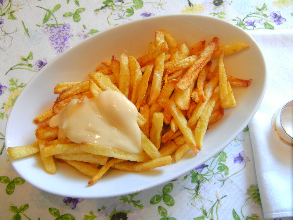Pommes frites mit Mayonnaise von Mathias56 | Chefkoch.de