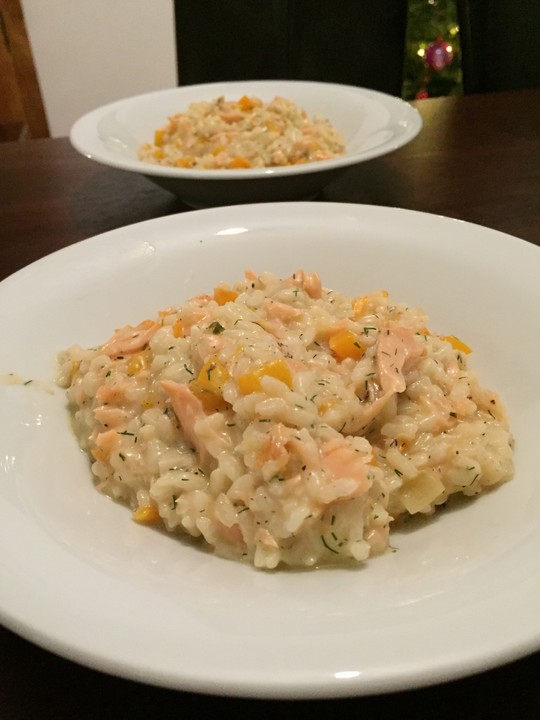 Risotto mit Räucherlachs - Ein gutes Rezept | Chefkoch.de Risotto mit Räucherlachs - Ein gutes Rezept | Chefkoch.de