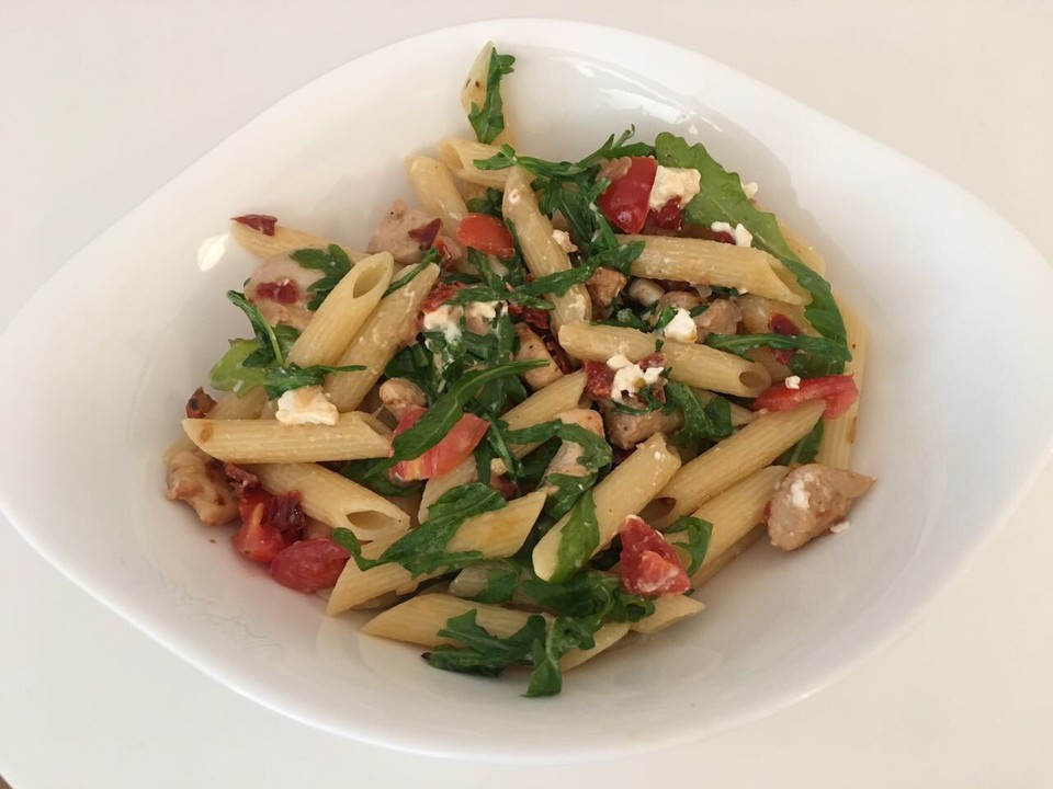 Penne mit Hähnchenbrust und Rucola von alaKatinka | Chefkoch.de