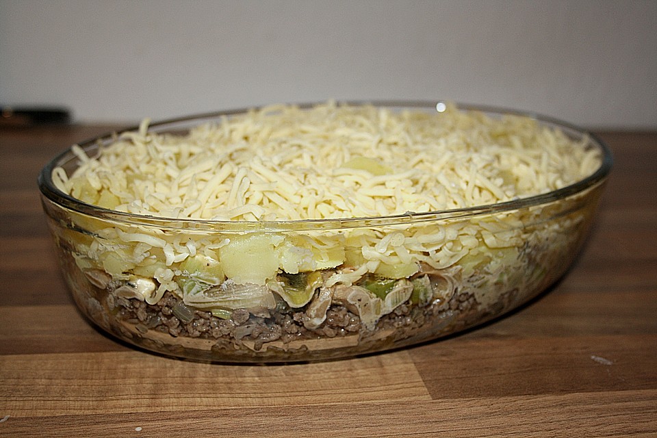Porree-Kartoffel Auflauf mit Hack von LuzieLiesel | Chefkoch.de