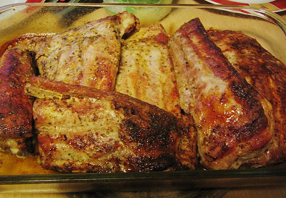 Ripperl in karamellisiertem Honig von kabsi