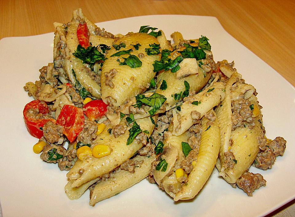 Rinderhack mit Champignons und Mais von misch1 | Chefkoch.de