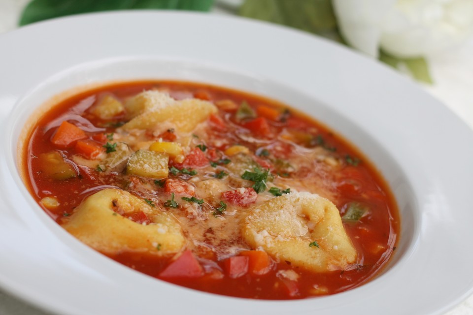 Bunter Tortellini-Gemüse Topf von Rocky73 | Chefkoch.de