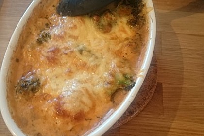 Hähnchen - Brokkoli - Gratin 6