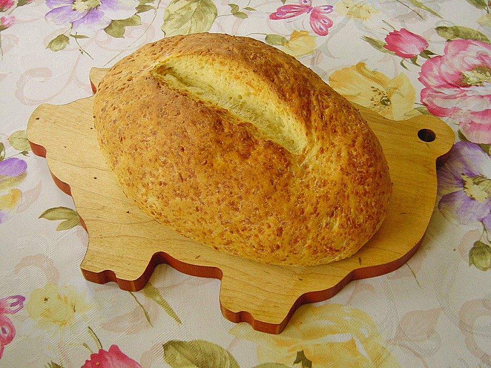 Brot mit Grieß und drei Sorten Käse von Pumpkin-Pie | Chefkoch.de