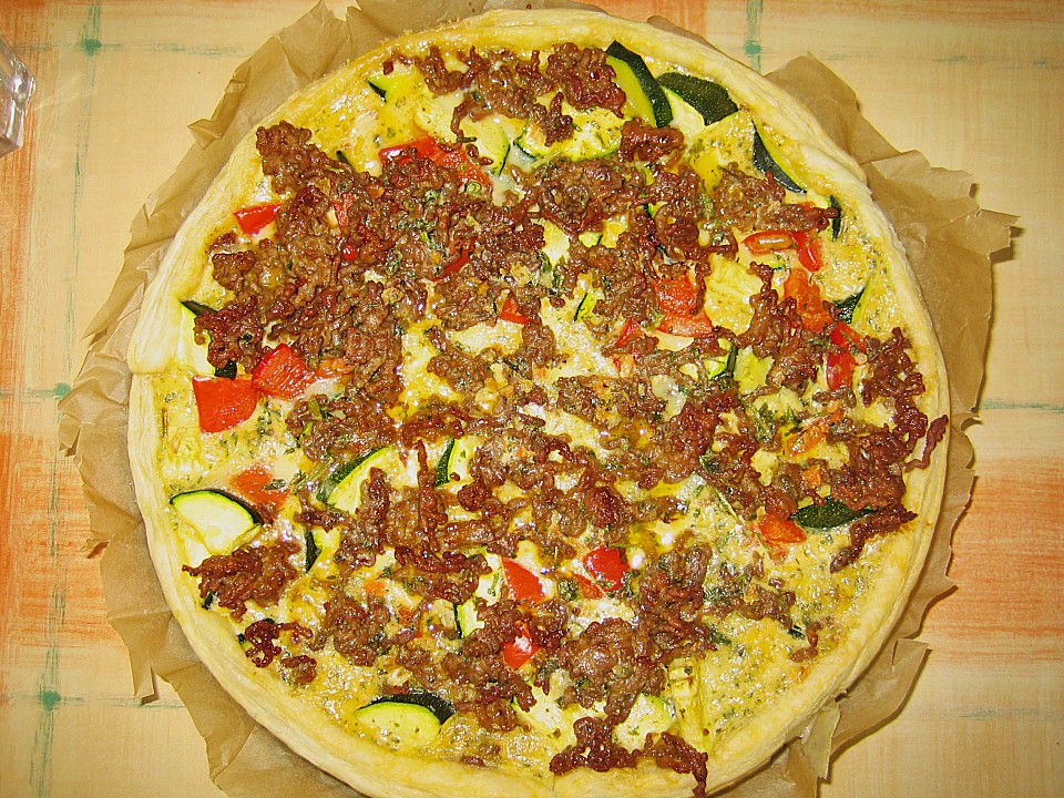 Gemüse - Hackfleisch - Torte von katie1985 | Chefkoch.de