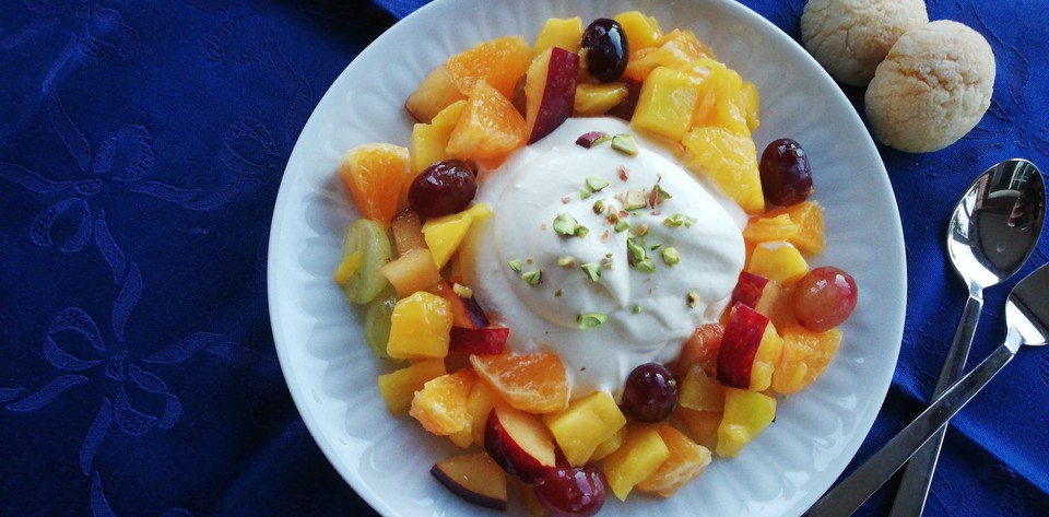 Obstsalat mit Mascarponecreme von Sazoti | Chefkoch.de