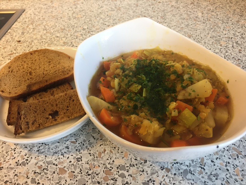 Karotten-Linsen Suppe von luckytina | Chefkoch.de