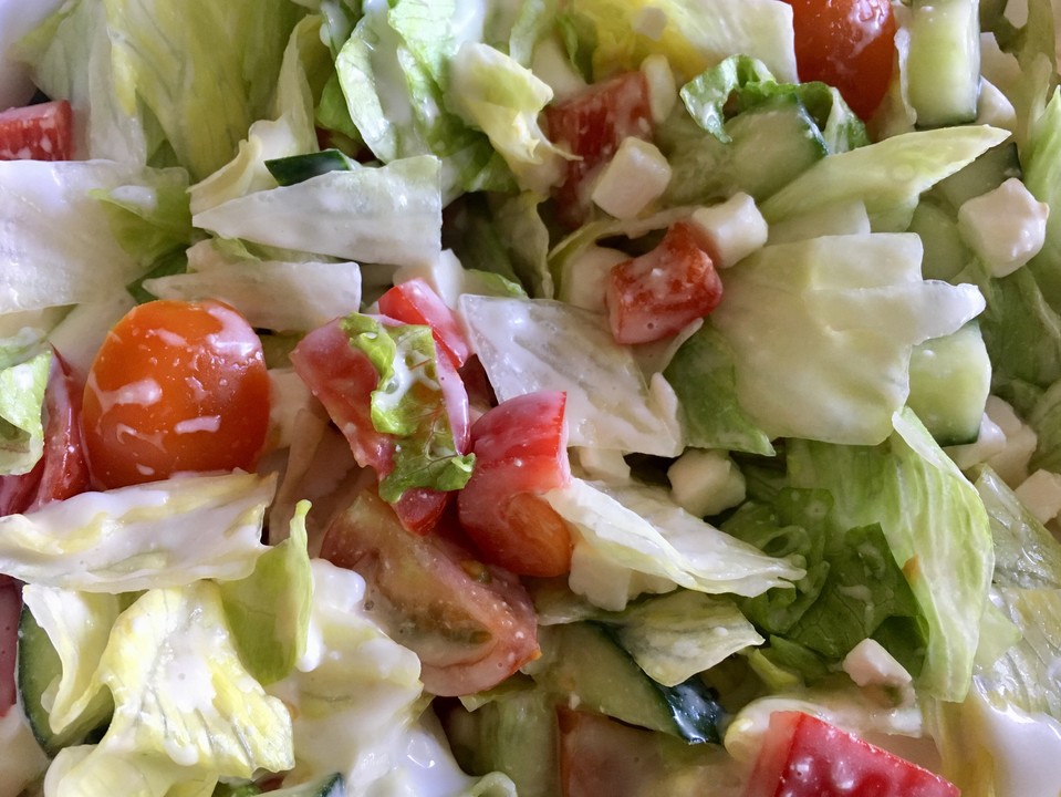 Gemischter Salat mit Joghurtdressing von Klaviklax | Chefkoch.de
