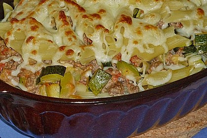 Nudel - Zucchini - Hackfleisch - Auflauf 12