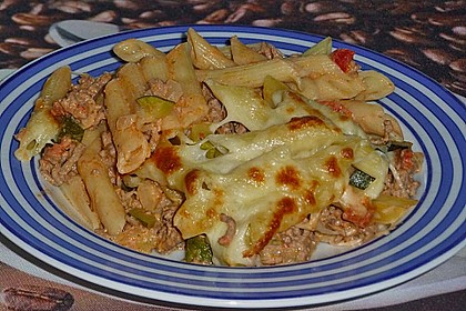 Nudel - Zucchini - Hackfleisch - Auflauf 2