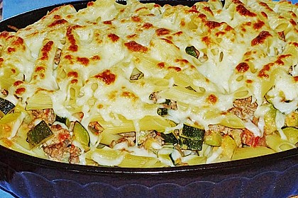 Nudel - Zucchini - Hackfleisch - Auflauf 11