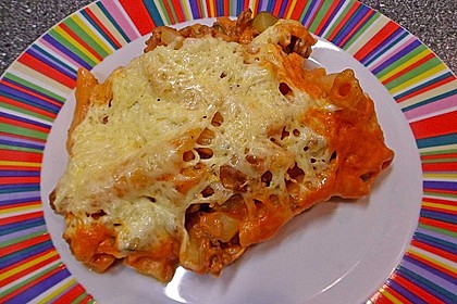 Nudel - Zucchini - Hackfleisch - Auflauf 4